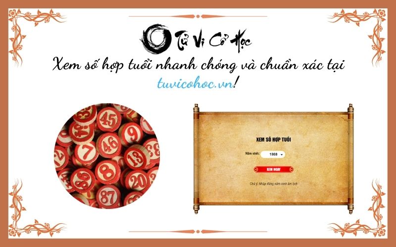 Xem số hợp tuổi số hợp mệnh chuẩn xác - Tử Vi Cổ Học