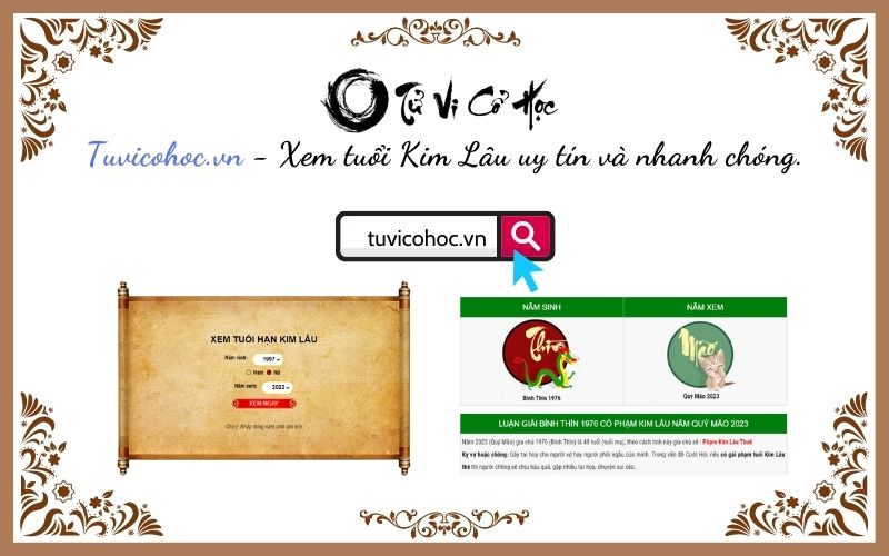 Xem tuổi phạm KIM LÂU chính xác nhất - Tử Vi Cổ Học