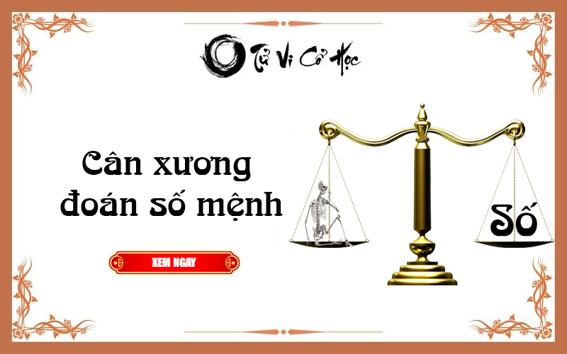 Cân xương tính số mệnh chính xác - Tử Vi Cổ Học