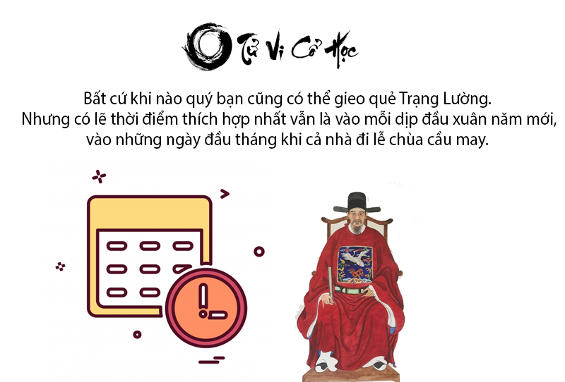 Gieo quẻ Trạng Lường linh ứng chuẩn xác nhất