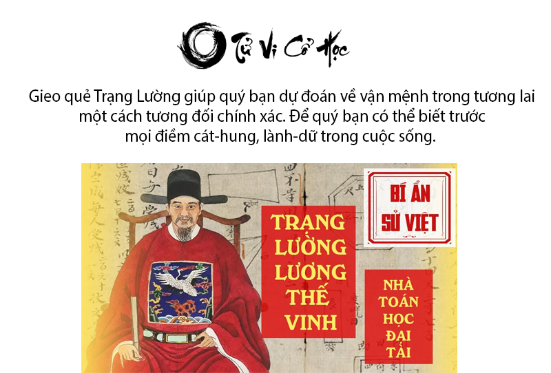 Gieo quẻ Trạng Lường linh ứng chuẩn xác nhất