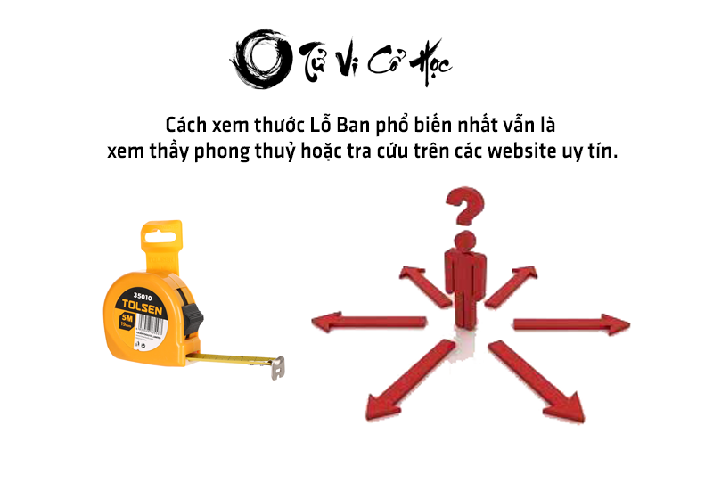 Xem thước Lỗ Ban phong thủy online 2022 - Tử Vi Cổ Học