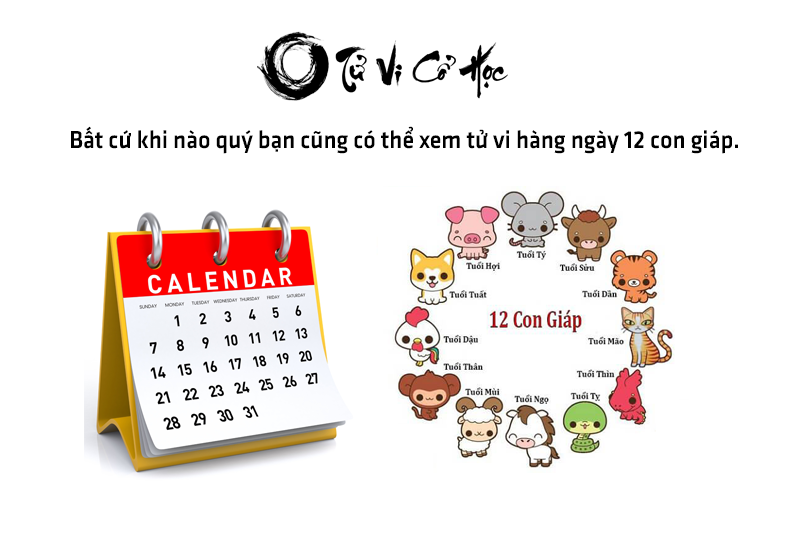 Tử vi hàng ngày 12 con giáp - Tử Vi Cổ Học