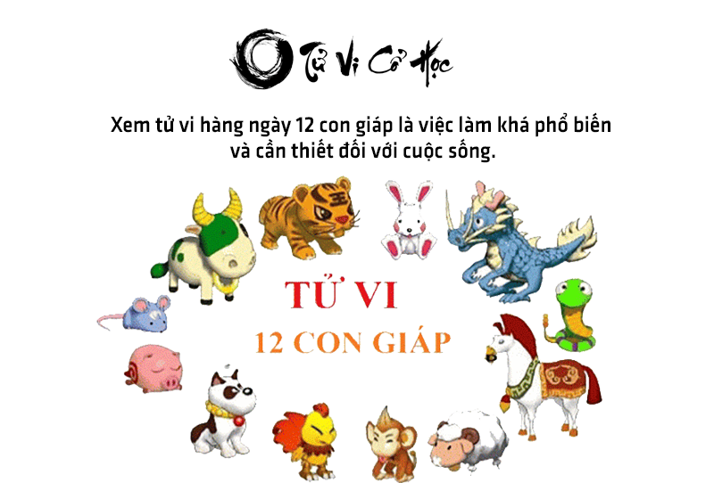 Tử vi hàng ngày 12 con giáp - Tử Vi Cổ Học