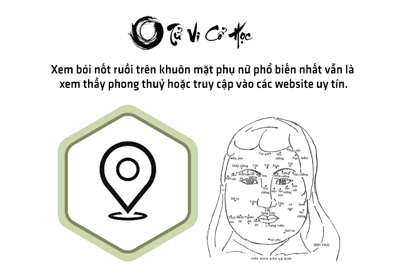 Xem bói nốt ruồi trên khuôn mặt phụ nữ chính xác nhất