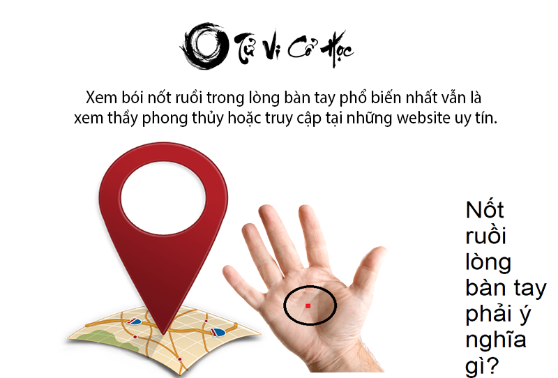 Xem bói nốt ruồi trong lòng bàn tay chính xác nhất