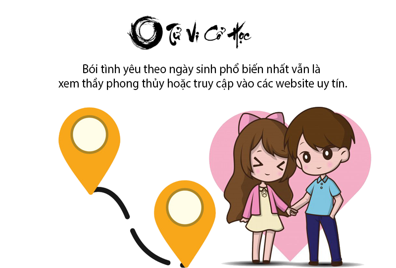 Bói tình yêu theo ngày sinh chuẩn xác - Tử Vi Cổ Học
