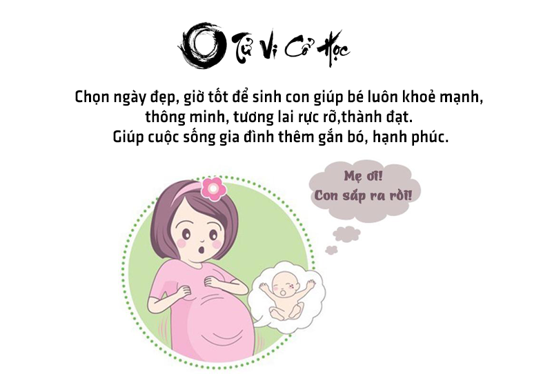 Hướng dẫn chọn ngày tốt sinh con hợp bố mẹ