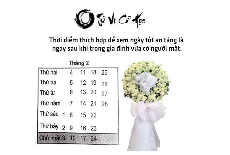 Xem ngày tốt an táng chôn cất năm 2022 - Tử Vi Cổ Học