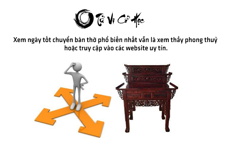 Xem ngày tốt xấu chuyển bàn thờ 2022 - Tử Vi Cổ Học