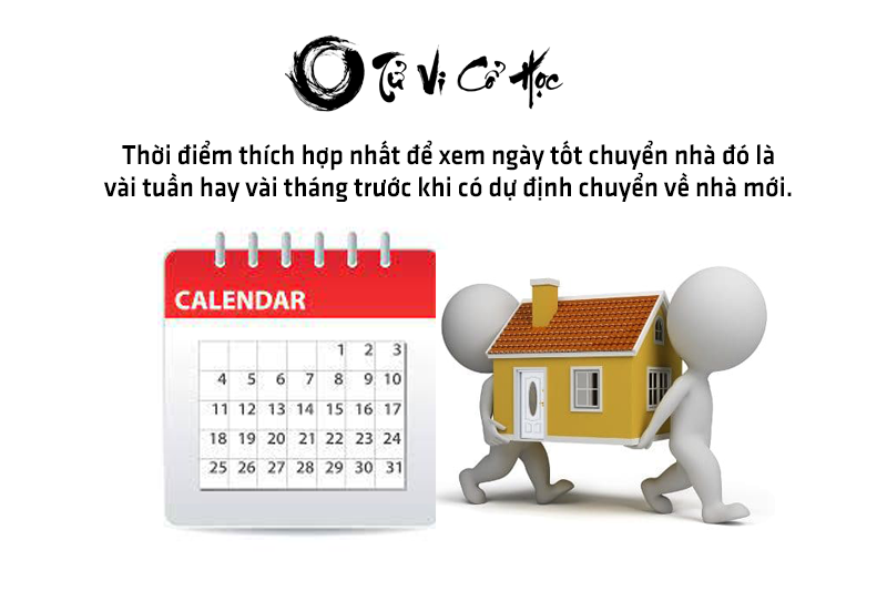 Xem ngày tốt chuyển nhà năm 2022 - Tử Vi Cổ Học