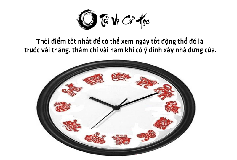 Xem ngày tốt động thổ năm 2022 - Tử Vi Cổ Học