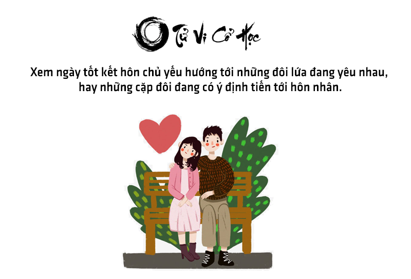 Xem ngày tốt kết hôn và cưới hỏi 2022 - Tử Vi Cổ Học