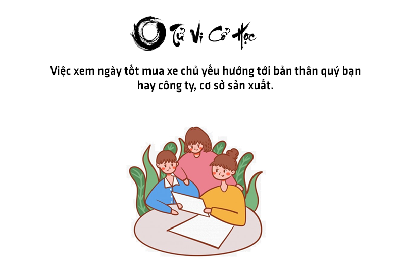 Xem ngày tốt mua xe năm 2022 - Tử Vi Cổ Học