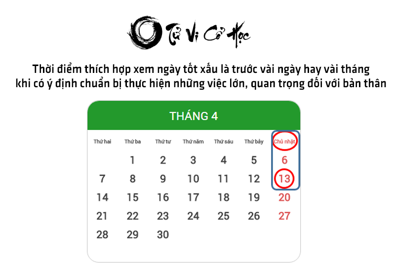 Xem ngày tốt xấu chuẩn xác năm 2022 - Tử Vi Cổ Học