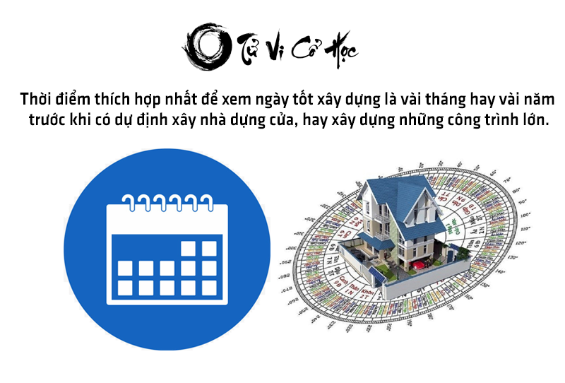 Xem ngày tốt xây nhà sửa nhà năm 2022 - Tử Vi Cổ Học