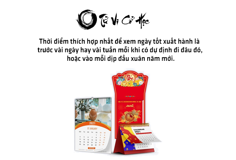 Xem ngày tốt xuất hành năm 2022 - Tử Vi Cổ Học