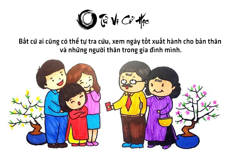 Xem ngày tốt xuất hành năm 2022 - Tử Vi Cổ Học