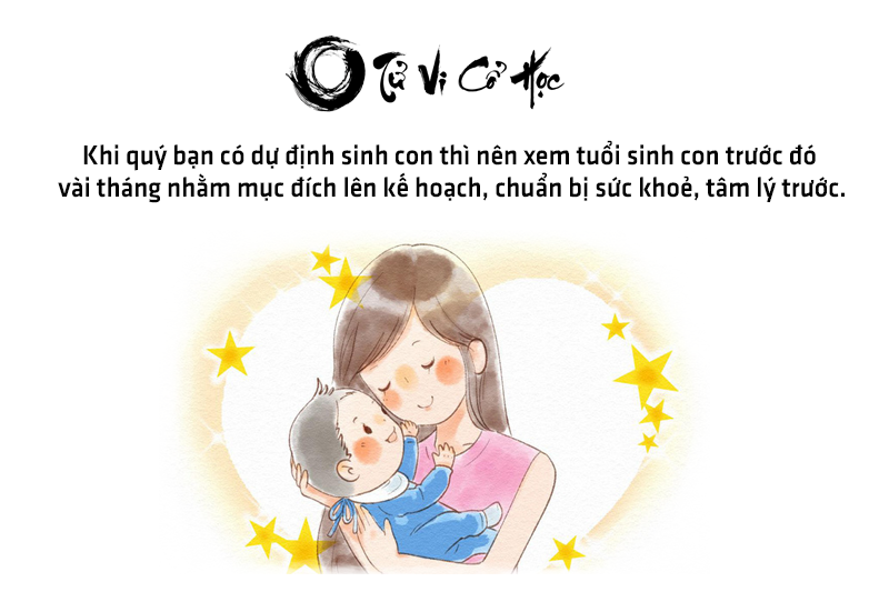 Xem tuổi sinh con hợp tuổi bố mẹ chính xác - Tử Vi Cổ Học