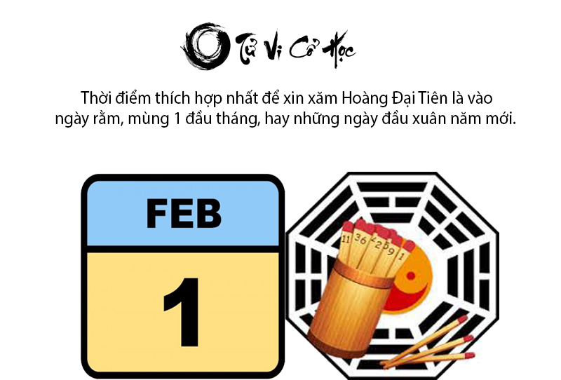 Xin xăm Hoàng Đại Tiên để biết hung cát vận mệnh