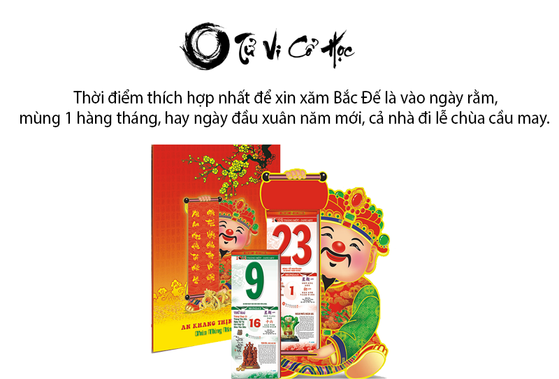 Xin xăm Bắc Đế 51 quẻ chuẩn xác - Tử Vi Cổ Học