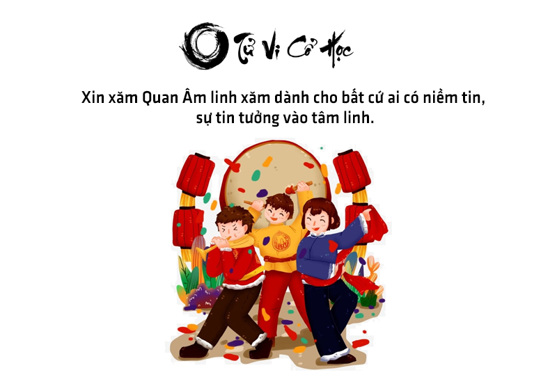 Xin xăm Quan Âm linh xám ứng nghiệm hôm nay - Tử Vi Cổ Học